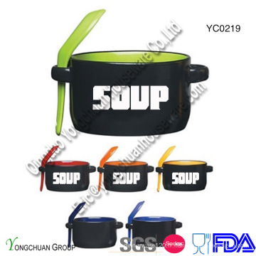 Ensemble de soupe de soupe en céramique 16 oz sur la promotion